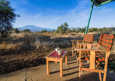 View from Sentrim Amboseli Lodge - Amboseli National Park, Kenya